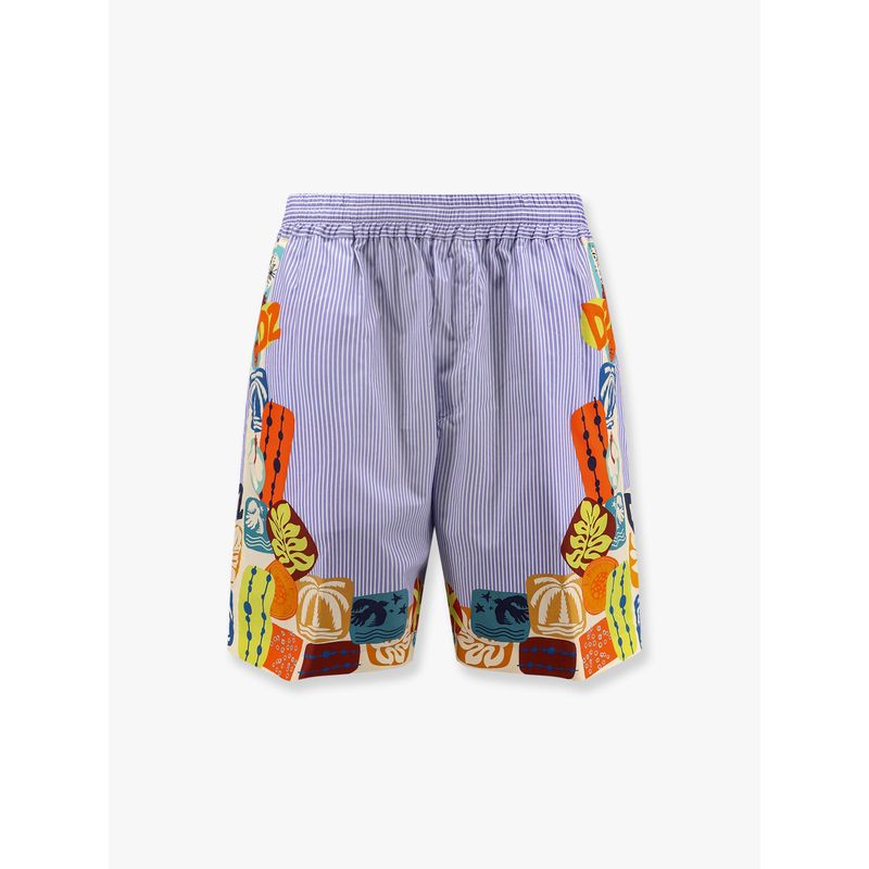 Dsquared2 Men Dsquared2 Summer Lovers Cotton Bermuda Shorts